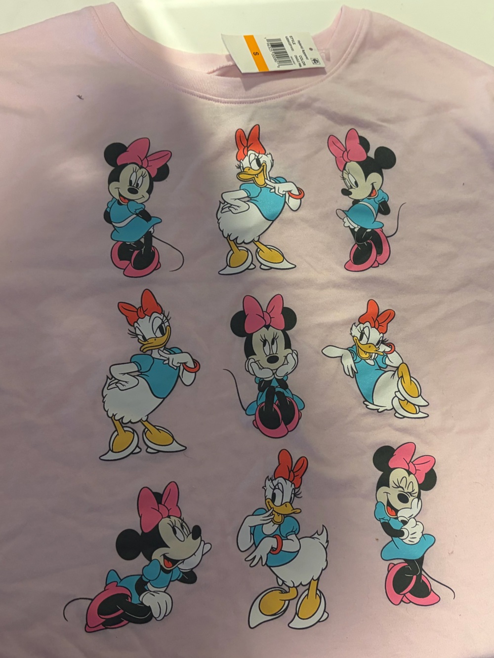 Disney women’s top tee shirt pink nwt